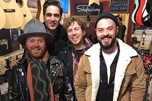 Shopping With Keith Lemon. Image shows from L to R: Leigh Francis, Charlie Simpson, James Bourne, Matt Willis. Copyright: Talkback. Shopping With Keith Lemon. Image shows from L to R: Leigh Francis, Charlie Simpson, James Bourne, Matt Willis. Copyright: Talkback.