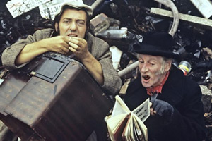 Steptoe And Son. Image shows from L to R: Harold (Harry H. Corbett), Albert (Wilfrid Brambell). Copyright: BBC. Steptoe And Son. Image shows from L to R: Harold (Harry H. Corbett), Albert (Wilfrid Brambell). Copyright: BBC.
