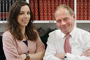 The Museum Of Curiosity. Image shows from L to R: Bridget Christie, John Lloyd. Copyright: BBC. The Museum Of Curiosity. Image shows from L to R: Bridget Christie, John Lloyd. Copyright: BBC.