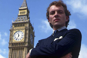 The New Statesman. Alan B'Stard MP (Rik Mayall). Copyright: Alomo Productions / Yorkshire Television. The New Statesman. Alan B'Stard MP (Rik Mayall). Copyright: Alomo Productions / Yorkshire Television.