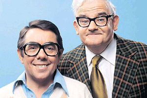 The Two Ronnies. Image shows from L to R: Ronnie Corbett, Ronnie Barker. Copyright: BBC. The Two Ronnies. Image shows from L to R: Ronnie Corbett, Ronnie Barker. Copyright: BBC.