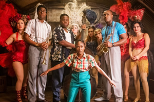 Timewasters. Image shows from L to R: Daniel Lawrence Taylor, Kadiff Kirwan, Adelayo Adedayo, Samson Kayo. Copyright: Big Talk Productions. Timewasters. Image shows from L to R: Daniel Lawrence Taylor, Kadiff Kirwan, Adelayo Adedayo, Samson Kayo. Copyright: Big Talk Productions.