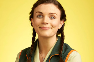 Trollied. Charlie (Aisling Bea). Copyright: Roughcut Television. Trollied. Charlie (Aisling Bea). Copyright: Roughcut Television.