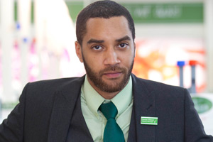 Trollied. Daniel (Samuel Anderson). Copyright: Roughcut Television. Trollied. Daniel (Samuel Anderson). Copyright: Roughcut Television.