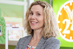 Trollied. Lou (Sally Phillips). Copyright: Roughcut Television. Trollied. Lou (Sally Phillips). Copyright: Roughcut Television.