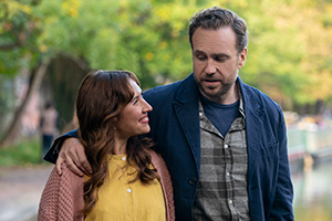 Trying. Image shows from L to R: Nikki Newman (Esther Smith), Jason Ross (Rafe Spall). Trying. Image shows from L to R: Nikki Newman (Esther Smith), Jason Ross (Rafe Spall).