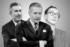 Image shows from L to R: Peter Jones, Donald Hewlett, Charles Hawtrey. Copyright: BBC. Image shows from L to R: Peter Jones, Donald Hewlett, Charles Hawtrey. Copyright: BBC.