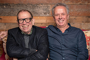 What's Funny About.... Image shows from L to R: Jon Plowman, Peter Fincham. What's Funny About.... Image shows from L to R: Jon Plowman, Peter Fincham.