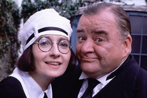 You Rang, M'Lord?. Image shows from L to R: Ivy Teasdale (Su Pollard), Alf Stokes (Paul Shane). Copyright: BBC. You Rang, M'Lord?. Image shows from L to R: Ivy Teasdale (Su Pollard), Alf Stokes (Paul Shane). Copyright: BBC.