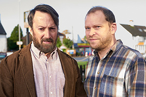 Back. Image shows from L to R: Stephen (David Mitchell), Andrew (Robert Webb). Back. Image shows from L to R: Stephen (David Mitchell), Andrew (Robert Webb).