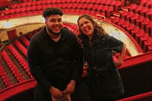 Big Zuu's Big Eats. Image shows from L to R: Big Zuu, Rosie Jones. Copyright: Boomerang. Big Zuu's Big Eats. Image shows from L to R: Big Zuu, Rosie Jones. Copyright: Boomerang.