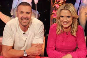 Celebrity Juice. Image shows from L to R: Paddy McGuinness, Charlotte Hawkins. Celebrity Juice. Image shows from L to R: Paddy McGuinness, Charlotte Hawkins.