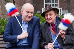 Chain Reaction. Image shows from L to R: Tim Vine, Ken Dodd. Copyright: BBC. Chain Reaction. Image shows from L to R: Tim Vine, Ken Dodd. Copyright: BBC.