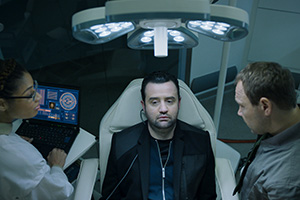 Code 404. Image shows from L to R: Dr Alison Parfit (Amanda Payton), DI John Major (Daniel Mays), DI Roy Carver (Stephen Graham). Code 404. Image shows from L to R: Dr Alison Parfit (Amanda Payton), DI John Major (Daniel Mays), DI Roy Carver (Stephen Graham).