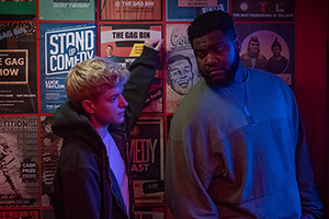 Feel Good. Image shows from L to R: Mae (Mae Martin), Nick (Tobi Bamtefa). Feel Good. Image shows from L to R: Mae (Mae Martin), Nick (Tobi Bamtefa).