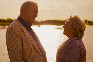 Hold The Sunset. Image shows from L to R: Phil (John Cleese), Edith (Alison Steadman). Copyright: BBC. Hold The Sunset. Image shows from L to R: Phil (John Cleese), Edith (Alison Steadman). Copyright: BBC.
