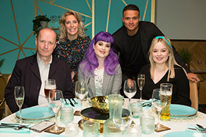 I'll Get This. Image shows from L to R: Adrian Edmondson, Sara Pascoe, Kelly Osbourne, Jermaine Jenas, Nicola Coughlan. Copyright: 12 Yard Productions. I'll Get This. Image shows from L to R: Adrian Edmondson, Sara Pascoe, Kelly Osbourne, Jermaine Jenas, Nicola Coughlan. Copyright: 12 Yard Productions.