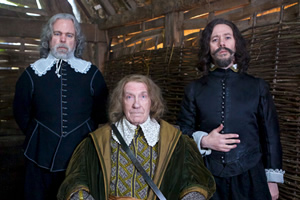 Inside No. 9. Image shows from L to R: Mr Clarke (Steve Pemberton), Sir Andrew Pike (David Warner), Mr Warren (Reece Shearsmith). Copyright: BBC. Inside No. 9. Image shows from L to R: Mr Clarke (Steve Pemberton), Sir Andrew Pike (David Warner), Mr Warren (Reece Shearsmith). Copyright: BBC.