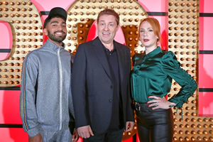 Live At The Apollo. Image shows from L to R: Mawaan Rizwan, Ardal O'Hanlon, Sara Barron. Copyright: Open Mike Productions. Live At The Apollo. Image shows from L to R: Mawaan Rizwan, Ardal O'Hanlon, Sara Barron. Copyright: Open Mike Productions.