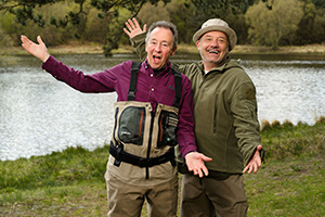 Mortimer & Whitehouse: Gone Fishing. Image shows from L to R: Paul Whitehouse, Bob Mortimer. Copyright: Owl Power. Mortimer & Whitehouse: Gone Fishing. Image shows from L to R: Paul Whitehouse, Bob Mortimer. Copyright: Owl Power.