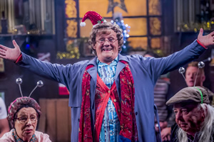 Mrs. Brown's Boys. Image shows from L to R: Winnie McGoogan (Eilish O'Carroll), Agnes Brown (Brendan O'Carroll), Grandad Brown (Dermot O'Neill). Mrs. Brown's Boys. Image shows from L to R: Winnie McGoogan (Eilish O'Carroll), Agnes Brown (Brendan O'Carroll), Grandad Brown (Dermot O'Neill).