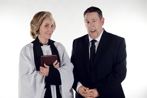 My Favourite Sketch. Image shows from L to R: Sally Phillips, Johnny Vegas. Copyright: Potato. My Favourite Sketch. Image shows from L to R: Sally Phillips, Johnny Vegas. Copyright: Potato.