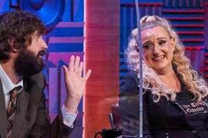 Never Mind The Buzzcocks. Image shows from L to R: Joe Wilkinson, Daisy May Cooper. Never Mind The Buzzcocks. Image shows from L to R: Joe Wilkinson, Daisy May Cooper.