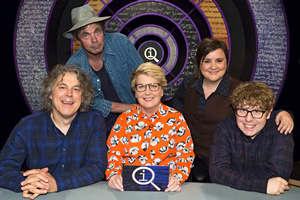 QI. Image shows from L to R: Alan Davies, Rich Hall, Sandi Toksvig, Susan Calman, Josh Widdicombe. Copyright: TalkbackThames. QI. Image shows from L to R: Alan Davies, Rich Hall, Sandi Toksvig, Susan Calman, Josh Widdicombe. Copyright: TalkbackThames.