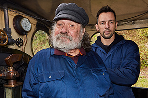 Ricky & Ralf's Very Northern Road Trip. Image shows from L to R: Ricky Tomlinson, Ralf Little. Copyright: North One Television. Ricky & Ralf's Very Northern Road Trip. Image shows from L to R: Ricky Tomlinson, Ralf Little. Copyright: North One Television.