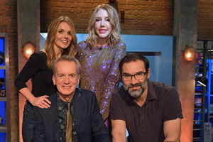 Room 101. Image shows from L to R: Geri Halliwell, Frank Skinner, Katherine Ryan, Adam Buxton. Copyright: Hat Trick Productions. Room 101. Image shows from L to R: Geri Halliwell, Frank Skinner, Katherine Ryan, Adam Buxton. Copyright: Hat Trick Productions.