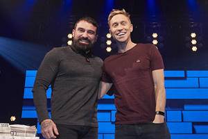 The Russell Howard Hour. Image shows from L to R: Ant Middleton, Russell Howard. Copyright: Avalon Television. The Russell Howard Hour. Image shows from L to R: Ant Middleton, Russell Howard. Copyright: Avalon Television.