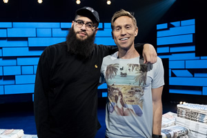 The Russell Howard Hour. Image shows from L to R: Jamali Maddix, Russell Howard. Copyright: Avalon Television. The Russell Howard Hour. Image shows from L to R: Jamali Maddix, Russell Howard. Copyright: Avalon Television.