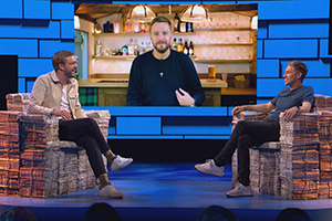 The Russell Howard Hour. Image shows from L to R: Iain Stirling, Russell Howard. Copyright: Avalon Television. The Russell Howard Hour. Image shows from L to R: Iain Stirling, Russell Howard. Copyright: Avalon Television.