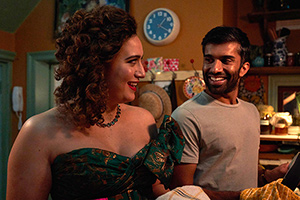Starstruck. Image shows from L to R: Rose (Rose Matafeo), Tom (Nikesh Patel). Copyright: Avalon Television. Starstruck. Image shows from L to R: Rose (Rose Matafeo), Tom (Nikesh Patel). Copyright: Avalon Television.