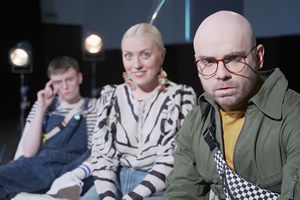 The State Of It. Image shows from L to R: Nathan Byrne, Rachel Jackson, Robert Florence. Copyright: The Comedy Unit. The State Of It. Image shows from L to R: Nathan Byrne, Rachel Jackson, Robert Florence. Copyright: The Comedy Unit.