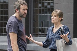State Of The Union. Image shows from L to R: Tom (Chris O'Dowd), Louise (Rosamund Pike). State Of The Union. Image shows from L to R: Tom (Chris O'Dowd), Louise (Rosamund Pike).