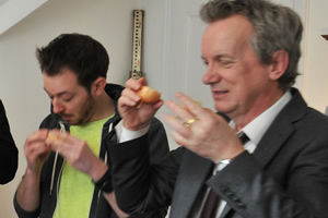Taskmaster. Frank Skinner. Copyright: Avalon Television / UKTV. Taskmaster. Frank Skinner. Copyright: Avalon Television / UKTV.