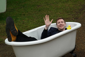 Taskmaster. Joe Lycett. Copyright: Avalon Television. Taskmaster. Joe Lycett. Copyright: Avalon Television.
