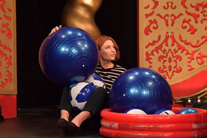 Taskmaster. Alice Levine. Copyright: Avalon Television. Taskmaster. Alice Levine. Copyright: Avalon Television.