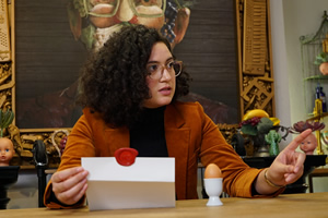 Taskmaster. Rose Matafeo. Copyright: Avalon Television. Taskmaster. Rose Matafeo. Copyright: Avalon Television.