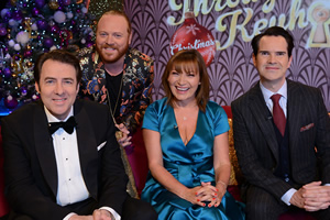 Through The Keyhole. Image shows from L to R: Jonathan Ross, Leigh Francis, Lorraine Kelly, Jimmy Carr. Copyright: Talkback. Through The Keyhole. Image shows from L to R: Jonathan Ross, Leigh Francis, Lorraine Kelly, Jimmy Carr. Copyright: Talkback.