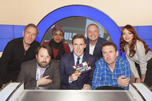 Would I Lie To You?. Image shows from L to R: Michael Smiley, David Mitchell, Nadiya Hussain, Rob Brydon, Bob Mortimer, Lee Mack, Diane Morgan. Copyright: Zeppotron. Would I Lie To You?. Image shows from L to R: Michael Smiley, David Mitchell, Nadiya Hussain, Rob Brydon, Bob Mortimer, Lee Mack, Diane Morgan. Copyright: Zeppotron.