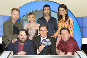 Would I Lie To You?. Image shows from L to R: Ronan Keating, David Mitchell, Georgia Toffolo, Rob Brydon, Rhod Gilbert, Ellie Taylor, Lee Mack. Copyright: Zeppotron. Would I Lie To You?. Image shows from L to R: Ronan Keating, David Mitchell, Georgia Toffolo, Rob Brydon, Rhod Gilbert, Ellie Taylor, Lee Mack. Copyright: Zeppotron.