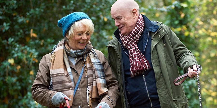 23 Walks. Image shows from L to R: Fern (Alison Steadman), Dave (Dave Johns). 23 Walks. Image shows from L to R: Fern (Alison Steadman), Dave (Dave Johns).