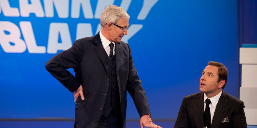24 Hour Panel People. Image shows from L to R: Paul O'Grady, David Walliams. Copyright: BBC. 24 Hour Panel People. Image shows from L to R: Paul O'Grady, David Walliams. Copyright: BBC.