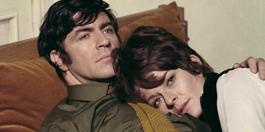 A Day In The Death Of Joe Egg. Image shows from L to R: Bri (Alan Bates), Sheila (Janet Suzman). A Day In The Death Of Joe Egg. Image shows from L to R: Bri (Alan Bates), Sheila (Janet Suzman).