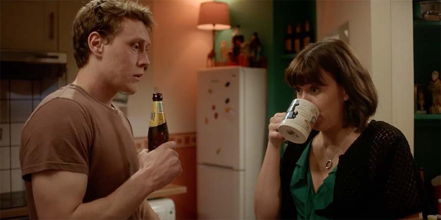 A Guide To Second Date Sex. Image shows from L to R: Ryan (George MacKay), Laura (Alexandra Roach). A Guide To Second Date Sex. Image shows from L to R: Ryan (George MacKay), Laura (Alexandra Roach).