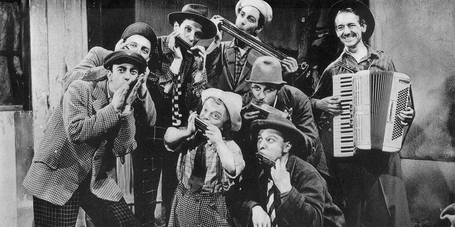 A Ray Of Sunshine. Morton Frazer's Harmonica Gang. Copyright: Adelphi Films. A Ray Of Sunshine. Morton Frazer's Harmonica Gang. Copyright: Adelphi Films.