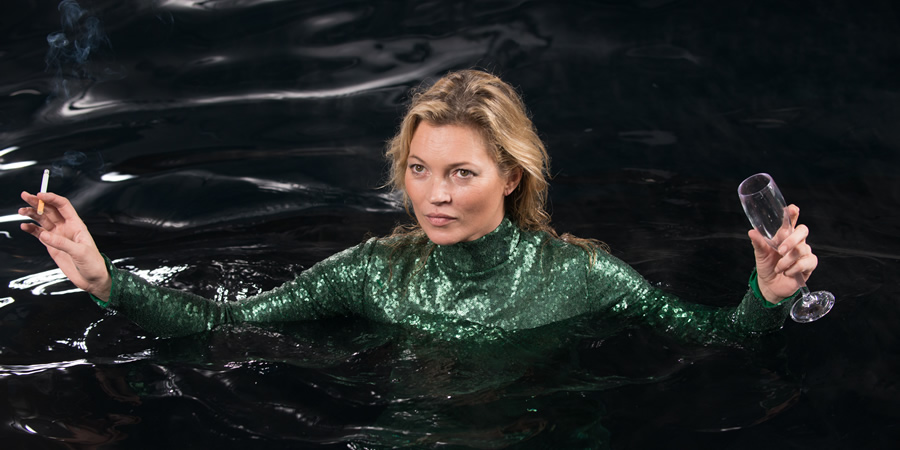 Absolutely Fabulous: The Movie. Kate Moss. Copyright: BBC Films. Absolutely Fabulous: The Movie. Kate Moss. Copyright: BBC Films.