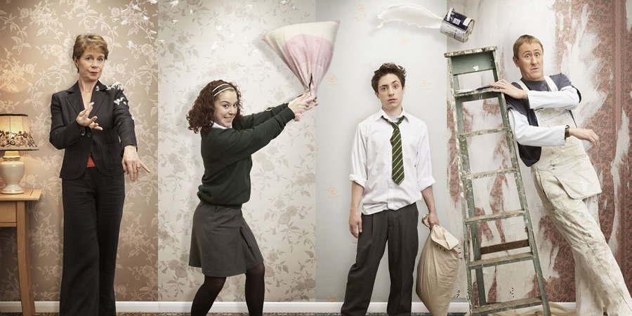 After You've Gone. Image shows from L to R: Diana Neal (Celia Imrie), Molly Venables (Dani Harmer), Alex Venables (Ryan Sampson), Jimmy Venables (Nicholas Lyndhurst). After You've Gone. Image shows from L to R: Diana Neal (Celia Imrie), Molly Venables (Dani Harmer), Alex Venables (Ryan Sampson), Jimmy Venables (Nicholas Lyndhurst).